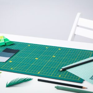 Concept of accessories for patchwork, cutting mat